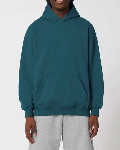 YTWOO YTWOO Oversized Unisex Hoodie mit Kängurutasche, Dry, nachhaltig, Bio-Baumwolle, Sternenblau, – Produktbild 4 von 4