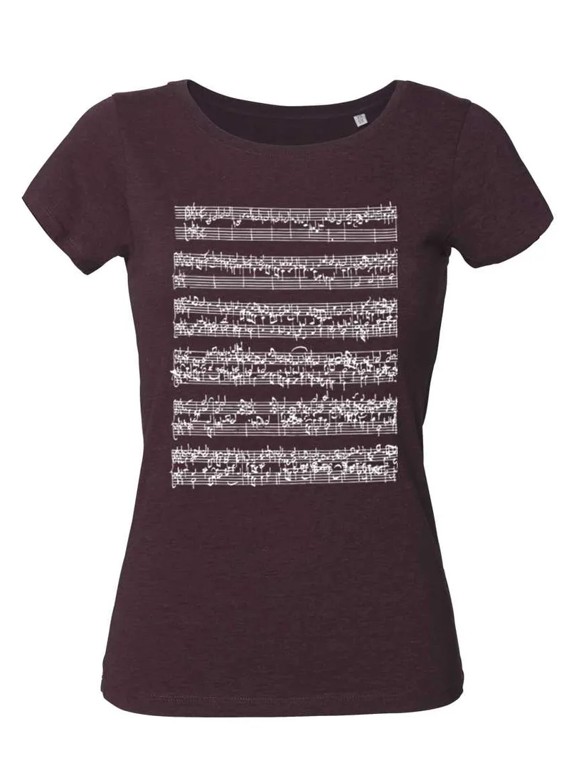 UNIPOLAR UNIPOLAR Musik T-Shirt Musikalisches Opfer, Heather grape red, – Produktbild 1 von 1