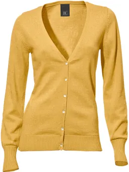 heine Feinstrickjacke senfgelb – Produktbild 1 von 1