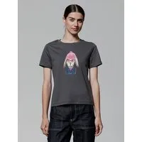 watapparel watapparel T-Shirt Frauen Hase, Anthracite, – Produktbild 1 von 1
