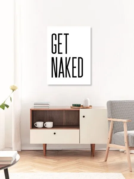 Photocircle Photocircle Poster / Leinwandbild - Get Naked No8 – Produktbild 3 von 4