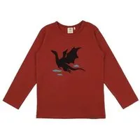 Walkiddy Langarmshirt Baby Bio-Baumwolle Rot - Walkiddy Castleland, nachhaltig & allergikerfreundlich, GOTS-zertifiziert, umweltfreundlich & stilvoll – Produktbild 1 von 1