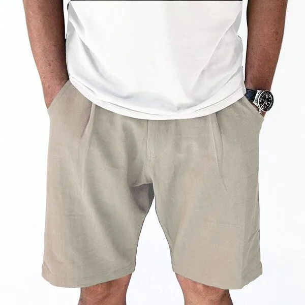 The Driftwood Tales The Driftwood Tales Shorts aus 100 % Baumwolle, Beige, – Produktbild 2 von 4