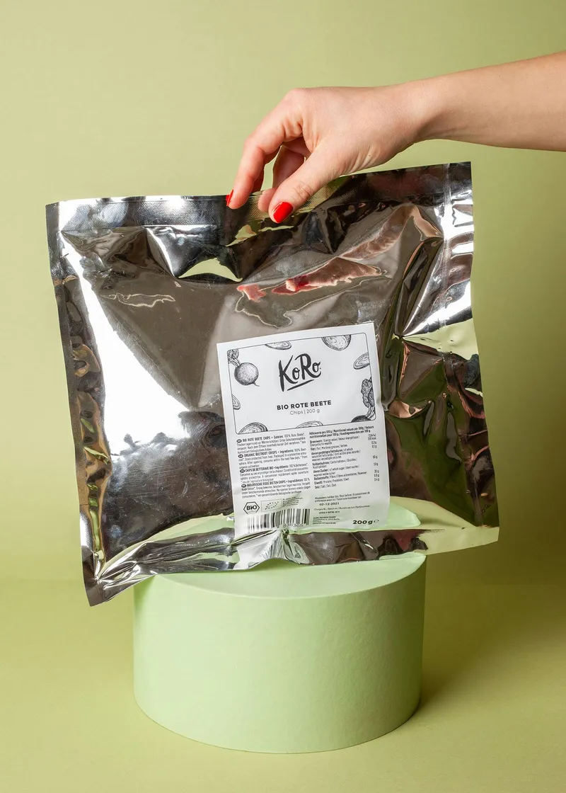 KoRo Bio Rote Bete Chips 200 g – Produktbild 5 von 5