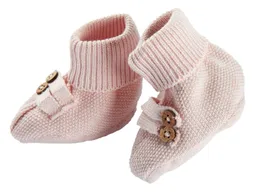 HANS NATUR Baby Schuhe Strick-Qualität Bio-Baumwolle rose melange Gr.62/68 – Produktbild 1 von 1