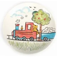 El Puente El Puente Kinderteller "Unterwegs" | Fair Trade & Handmade aus Thailand – Produktbild 1 von 1