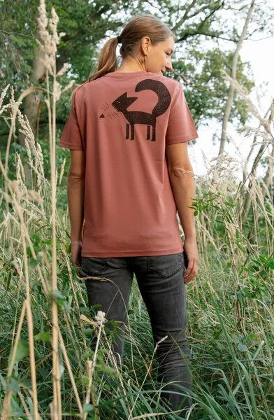 Cmig Cmig Franzi Fuchs T-Shirt unisex, Heritage brown (braun), – Produktbild 4 von 4