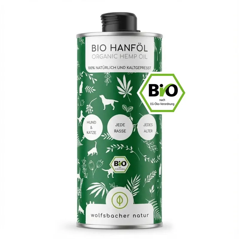 Wolfsbacher Natur Wolfsbacher Natur Bio Hanföl 1 l – Produktbild 1 von 2