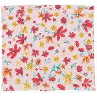 Walkiddy Loop-Schal Rosa Blumen Allover Bio-Baumwolle GOTS – Walkiddy – Produktbild 1 von 1