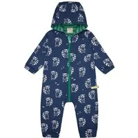 loud proud loud + proud Babys & Kinder Wasserabweisender Overall mit Druck, GOTS-zertifiziert, Ultramarine(blau), – Produktbild 1 von 1