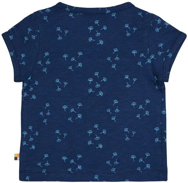 loud + proud loud + proud Babys & Kinder Tunika Slub Jersey mit Druck, GOTS-zertifiziert, Ultramarine(blau), – Produktbild 2 von 2