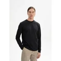 MELA MELA Langarmshirt Style TEJAS aus 100% Bio-Baumwolle, Schwarz, – Produktbild 1 von 1