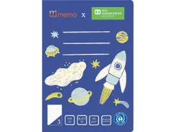 Memo memo x SOS-Kinderdörfer weltweit Schulheft DIN A5, 16 Blatt, Lin. 3 – Produktbild 1 von 1