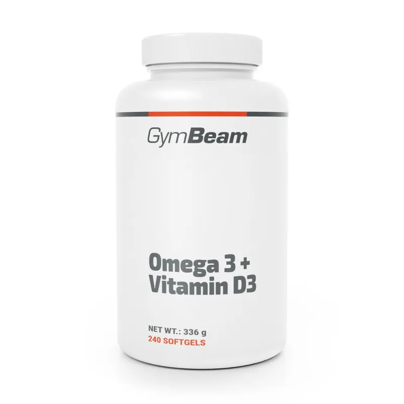 GymBeam GymBeam Omega 3 + Vitamin D3 240 Kapseln – Produktbild 1 von 1