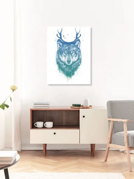 Photocircle Photocircle Poster / Leinwandbild - Deer wolf – Produktbild 3 von 4
