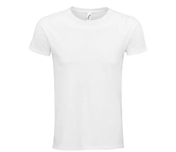 Sol's Sol's Unisex Epic T-Shirt Rundhals Kurzarm Ripp Kragen, White, – Produktbild 1 von 3