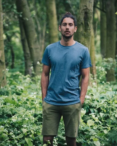 The Driftwood Tales The Driftwood Tales SLUB Tshirt, Jeansblau, – Produktbild 1 von 3