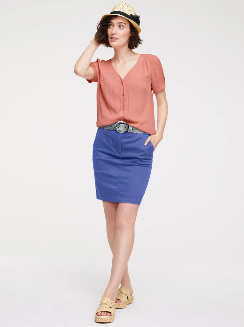 heine Sommerrock royalblau, Royalblau, – Produktbild 1 von 2