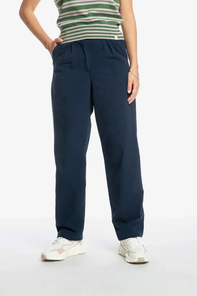 MATONA MATONA Damen vegan Hose Plissee Navy, Extra dunkelblau, – Produktbild 2 von 2