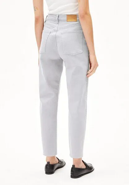 ARMEDANGELS ARMEDANGELS MAIRAA Damen Mom Jeans recycelter Baumwoll Mix Comfort Stretch, Misty morning, – Produktbild 2 von 4