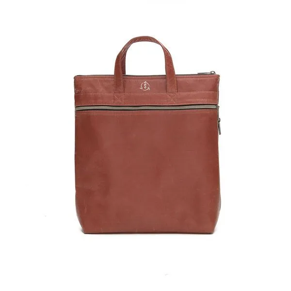 Smateria Smateria IKI Momentum veganer Rucksack und Einkaufstasche, Rot, – Produktbild 1 von 4