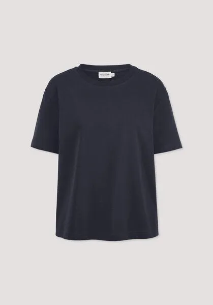 hessnatur hessnatur Heavy Jersey T-Shirt aus reiner Bio-Baumwolle, Marine, – Produktbild 5 von 5