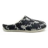 thies Veganer Reindeer Slipper "thies ® PET", fair, mit Wechselfussbett, Carbon (dunkelgrau), – Produktbild 1 von 1