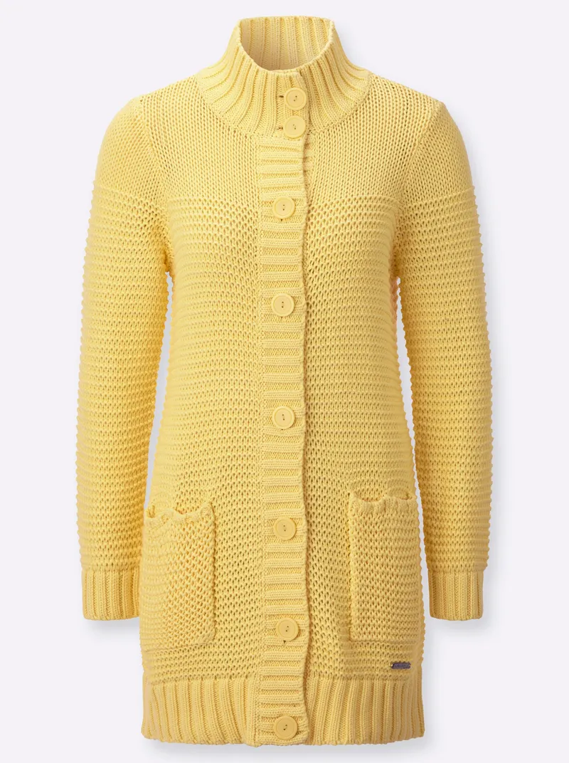 Witt Longstrickjacke, Zitrone, – Produktbild 1 von 2