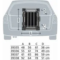 TRIXIE Trixie Transportbox Aluminium grafit M-L – Produktbild 1 von 1