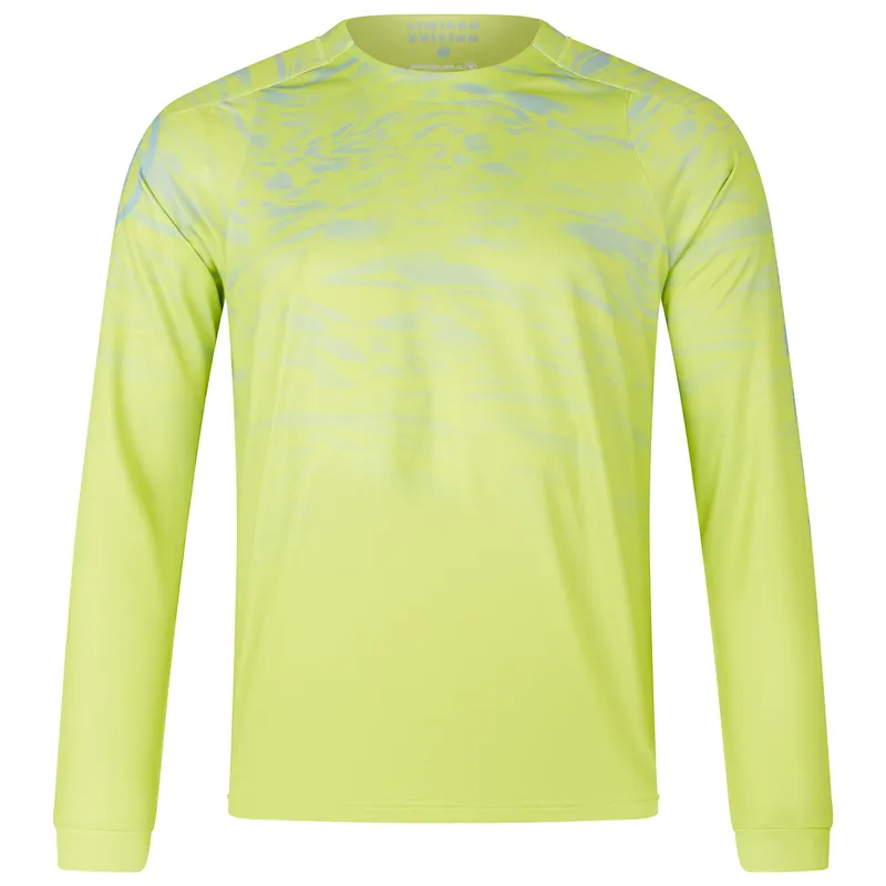Endura Endura Langarm-LTD Printed Bikeshirt, für Herren, Blau, – Produktbild 1 von 1