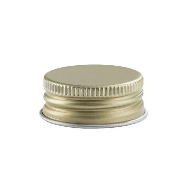 mikken mikken Ersatzdeckel PP31,5 für Glasflaschen Öffnung 2 cm Schraubdeckel, Gold, – Produktbild 4 von 5