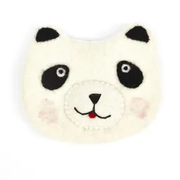 short'n'pietz short'n'pietz handgefilztes Täschchen "Panda" mit Reißverschluß – Produktbild 1 von 1