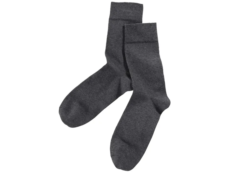 grödo Feine Socke Bio-Baumwolle anthrazit Gr.41-42, Grau, – Produktbild 1 von 1