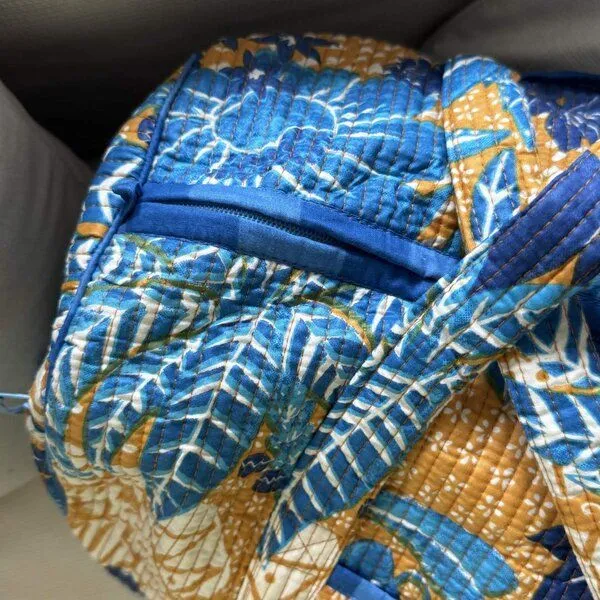 KIKOONI KIKOONI handgefertigte große Baumwolltasche "K. Shopper", Blue panther, – Produktbild 4 von 4