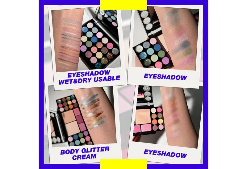 ZMILE COSMETICS Kosmetik-Set DIAMONDS MAKE-UP SET, 42-tlg., mit veganer Formulierung, Bunt|schwarz, – Produktbild 3 von 5