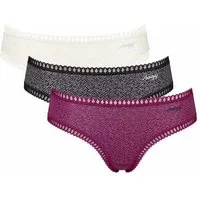 Sloggi Sloggi 3er Pack GO Crush Hipster Slip Bio-Baumwolle, Black combination, – Produktbild 1 von 1