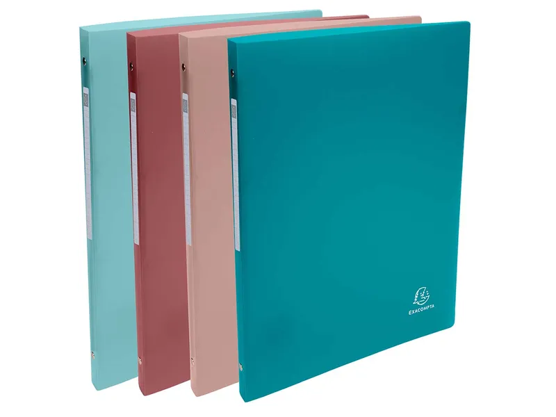 Exacompta 20 Exacompta Ringbücher "Skandi", DIN A4, 4 Ringe, RB 20 mm, sortiert – Produktbild 1 von 1