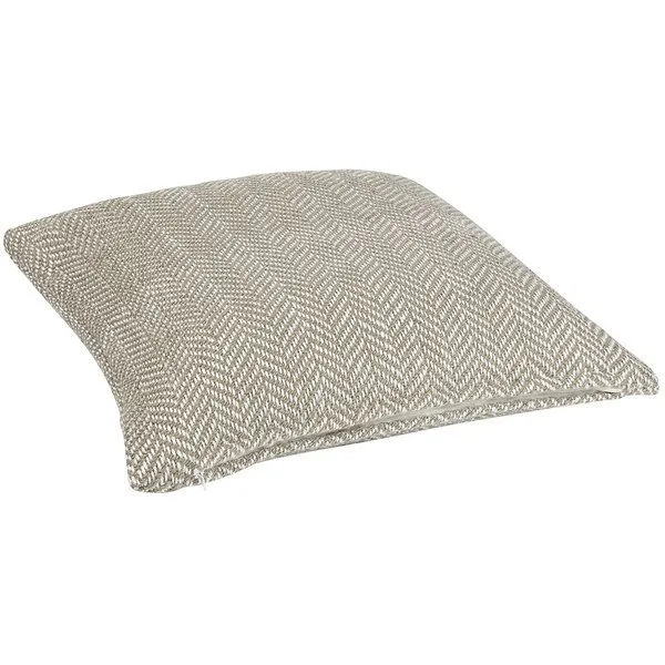 liv interior liv interior Recyceltes In-/Outdoor Kissen HERRINGBONE, Beige, – Produktbild 2 von 2