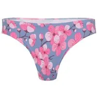 Frija Omina Frija Omina Bio-String Pur gemustert, Kirschblüte (blau), – Produktbild 1 von 1