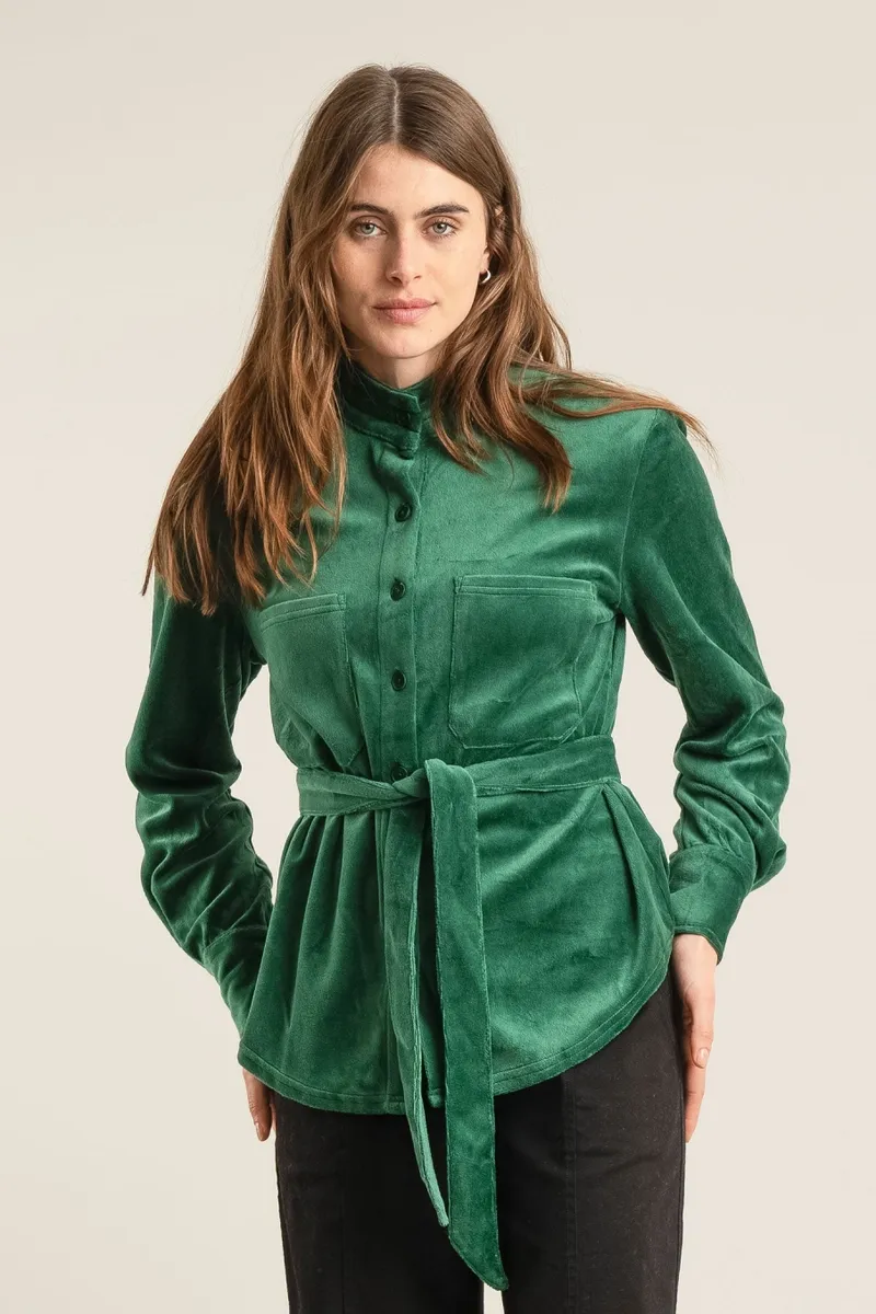 KOMODO KOMODO Damen vegan Top Ford Grün, Dunkelgrün, – Produktbild 2 von 2