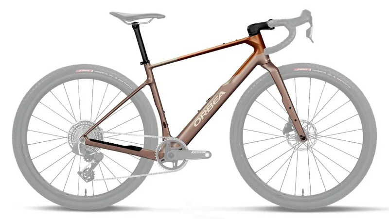 We Cycle Orbea Terra OMR Carbon Gravel Rahmenset nickel/met cinnamon 2027 S (167-172 cm) | Gravelbikes – Produktbild 1 von 1