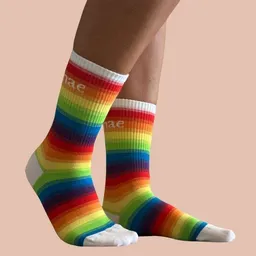Nae Vegan Shoes Nae Vegan Shoes NAE | Love is Love Rainbow Sock – Produktbild 1 von 1