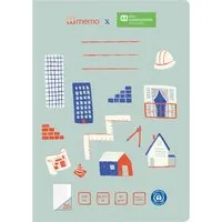 Memo memo x SOS-Kinderdörfer weltweit Schulheft DIN A4, 16 Blatt, Lin. 26 – Produktbild 1 von 1