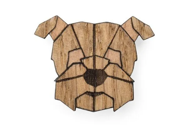 BeWooden BeWooden Brosche aus Holz Herman – Produktbild 1 von 4
