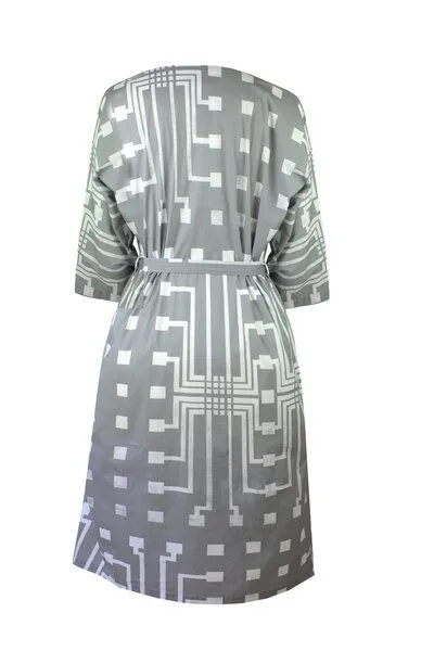 Sophia Schneider-Esleben Sophia Schneider-Esleben Kleid Yoko - Damenkleid aus Bio-Baumwolle, Chip grau, – Produktbild 1 von 4
