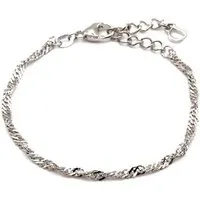 juni juni Singapur Silberarmband aus recyceltem 925er Silber - hergestellt in Deutschland – Produktbild 1 von 1