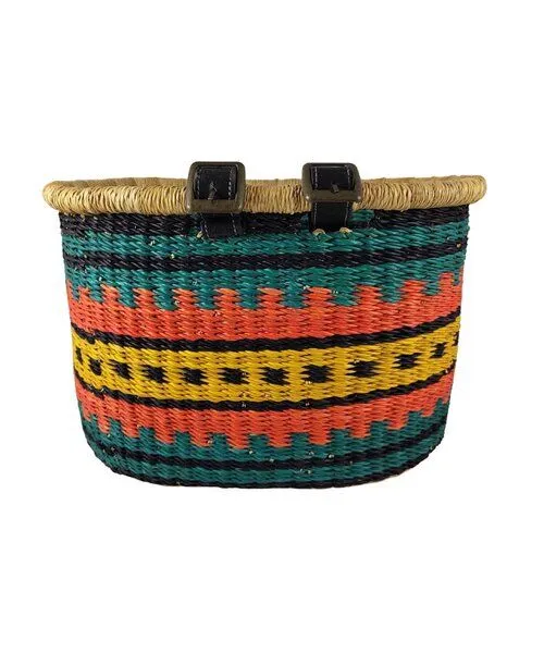 Maishameanslife Maishameanslife Fair Trade Fahrradkorb - Dagere / Kambo / Kule / Nimpeni / Tombe - Handgewebt – Produktbild 4 von 8