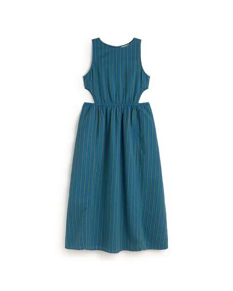 thinking mu thinking mu Kin Dress, Grün-blau (windsor stripes), – Produktbild 4 von 4