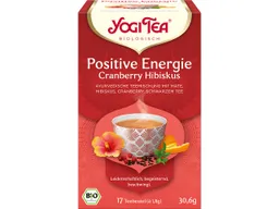 YOGI TEA YOGI TEA Bio-Tee "Positive Energie" Cranberry Hibiskus, 30,6 g – Produktbild 1 von 1