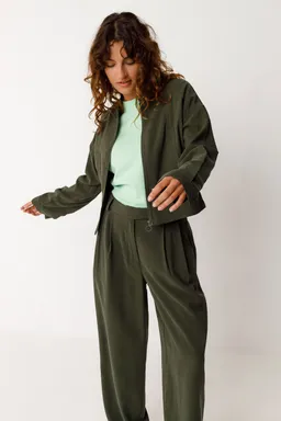 SKFK SKFK Damen vegan Hose Haide Grün – Produktbild 1 von 1